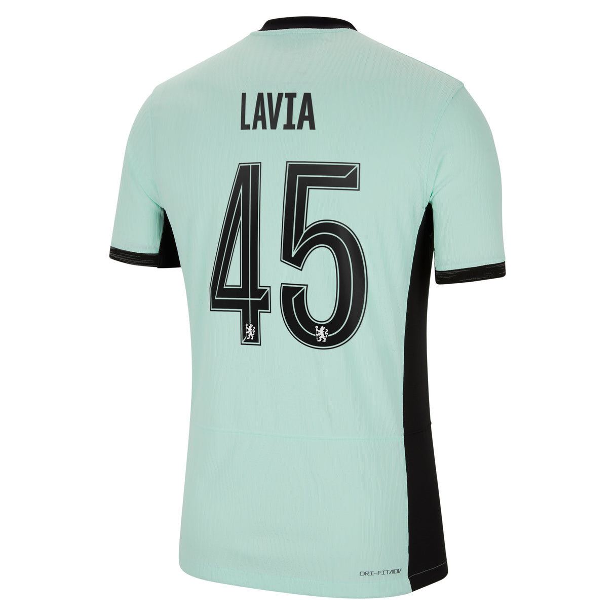 Chelsea Cup Third Vapor Match Sponsored Shirt 2023-24 with Lavia 45 printing - Kit Captain