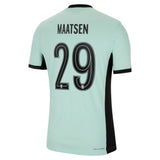 Chelsea Cup Third Vapor Match Sponsored Shirt 2023-24 with Maatsen 29 printing - Kit Captain