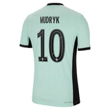 Chelsea Cup Third Vapor Match Sponsored Shirt 2023-24 with Mudryk 10 printing - Kit Captain