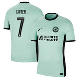 Chelsea Cup Nike Third Stadium Sponsored Shirt 2023-24 with Carter 7 printing