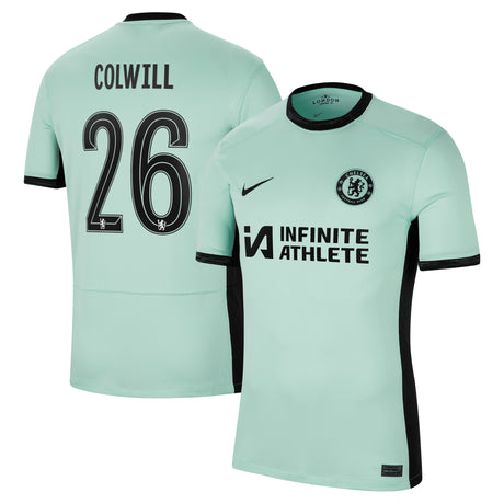 Chelsea Cup Nike Third Stadium Sponsored Shirt 2023-24 with Colwill 26 printing