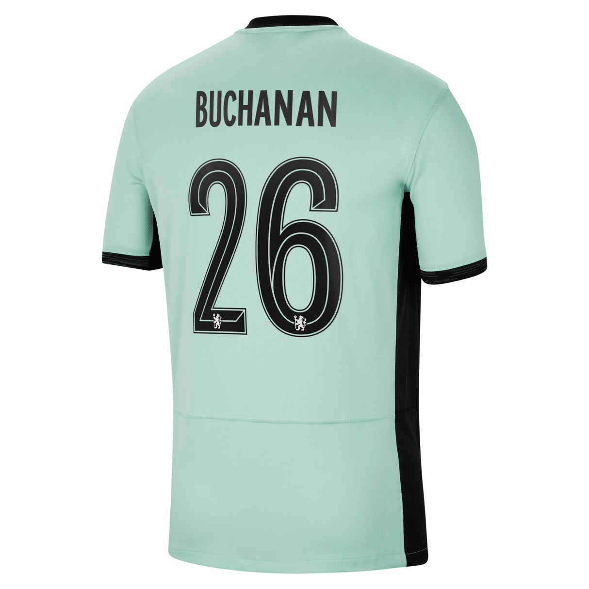 Chelsea Cup Nike Third Stadium Sponsored Shirt 2023-24 with Buchanan 26 printing