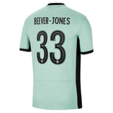 Chelsea Cup Nike Third Stadium Sponsored Shirt 2023-24 with Beever-Jones 33 printing