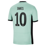 Chelsea Cup Nike Third Stadium Sponsored Shirt 2023-24 with James 10 printing