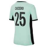 Chelsea Cup Third Stadium Sponsored Shirt 2023-24 - Kids with Caicedo 25 printing - Kit Captain