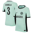 Chelsea Cup Third Stadium Sponsored Shirt 2023-24 - Kids with Cucurella 3 printing - Kit Captain