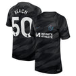 Chelsea Nike Goalkeeper Stadium Sponsored Shirt 2023-24 -Kids with Beach 50 printing - Kit Captain