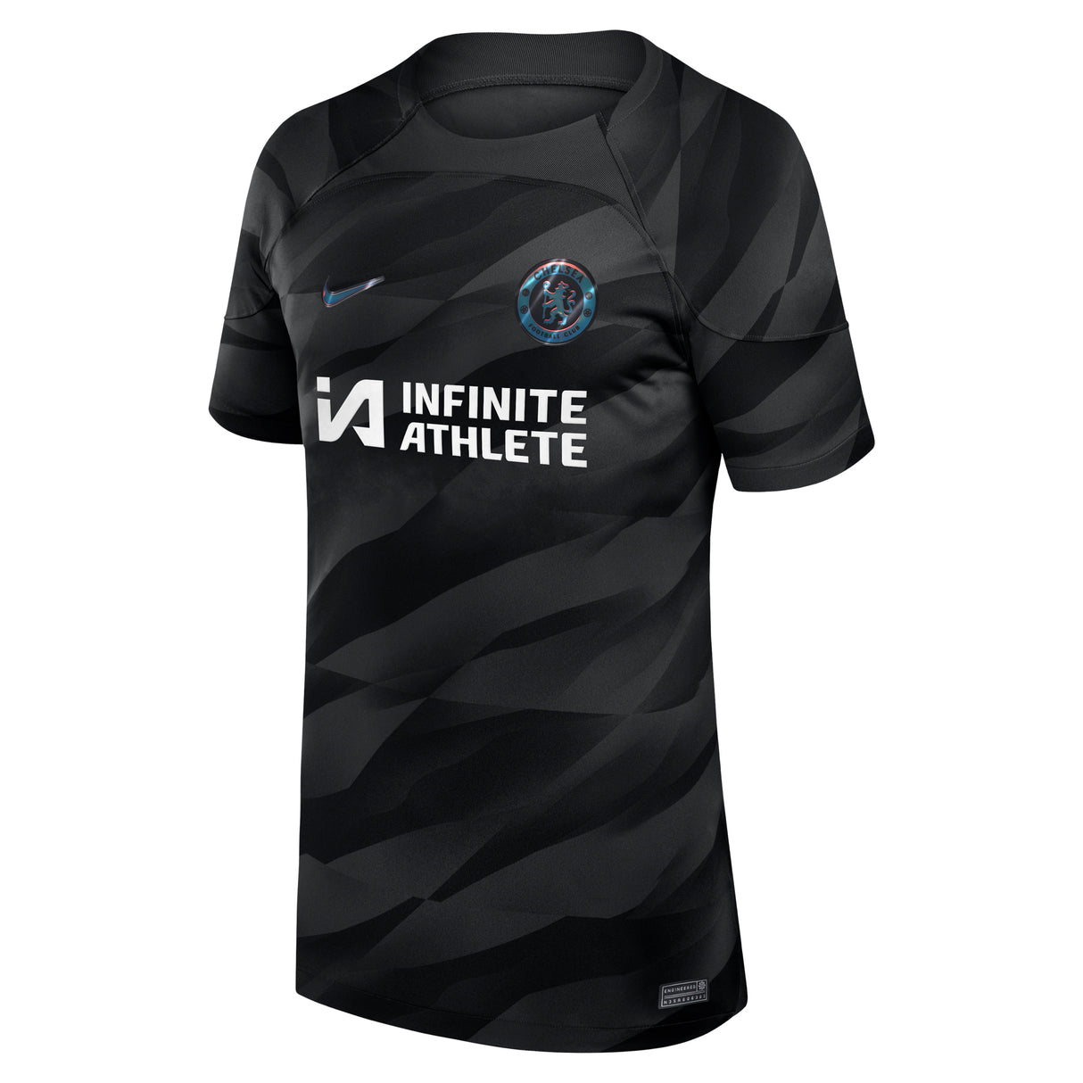 Chelsea Cup Nike Goalkeeper Stadium Sponsored Shirt 2023-24 - Kids - ZeÄ‡ira MuÅ¡oviÄ‡ 1 - Kit Captain