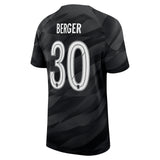 Chelsea Cup Nike Goalkeeper Stadium Sponsored Shirt 2023-24 - Kids - Ann-Katrin Berger 30 - Kit Captain