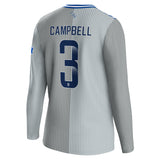 Everton WSL Hummel Third Shirt 2023-24 - Long Sleeve - Kids - With Campbell 3 printing - Kit Captain