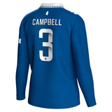 Everton WSL Hummel Home Shirt 2023-24 - Long Sleeve - Kids - With Campbell 3 printing - Kit Captain