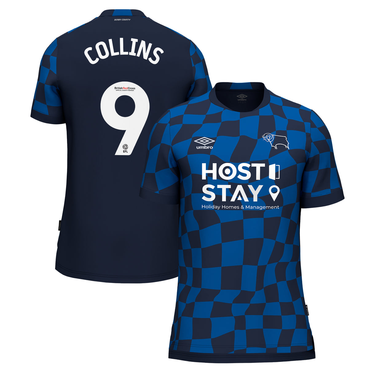 Derby County Umbro Away Shirt 2023-24 - James Collins 9