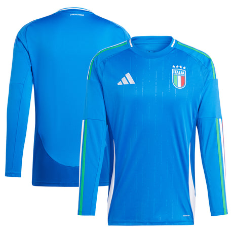 Italy adidas Home Shirt 2024 - Long Sleeve