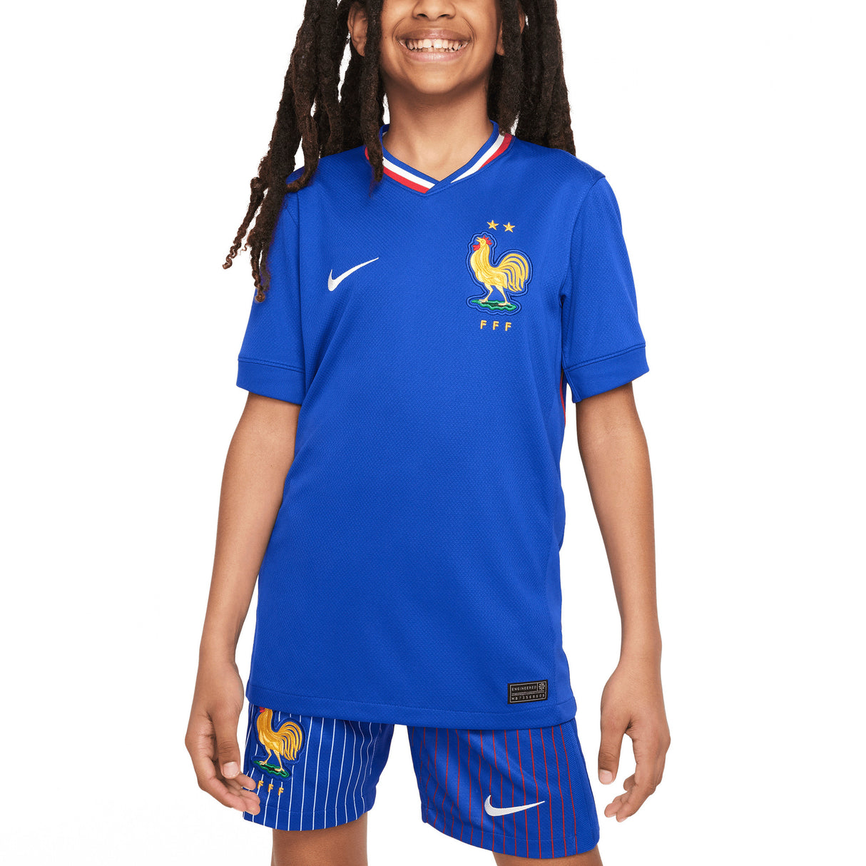 France Nike Home Stadium Shirt 2024 - Kids