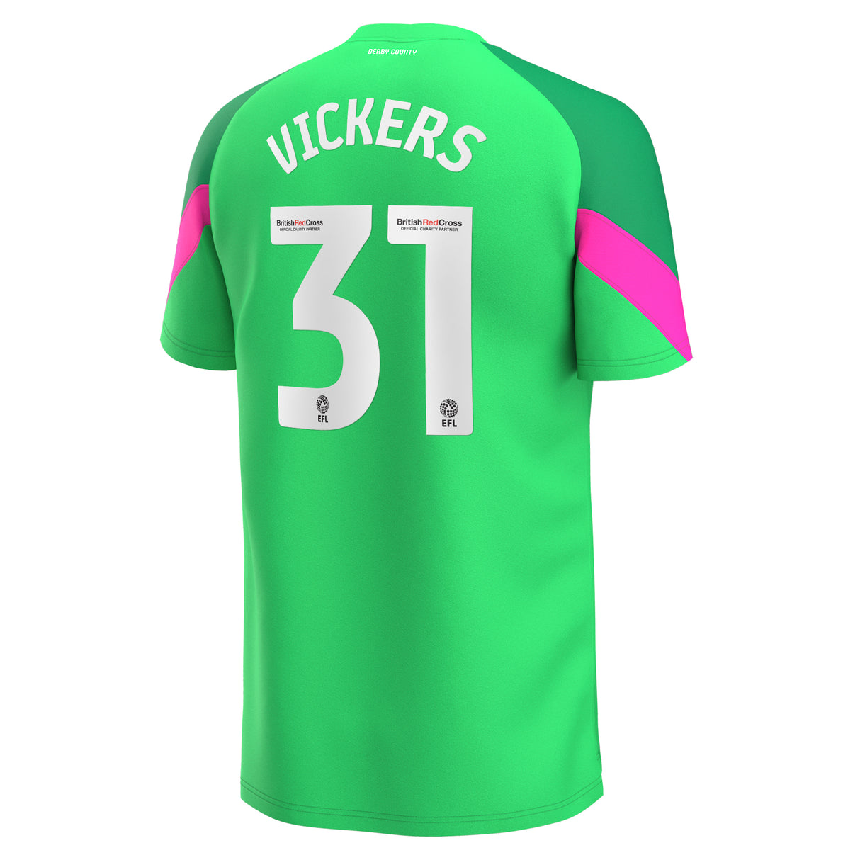 Derby County Umbro Goalkeeper Shirt 2023-24 - Kids - Josh Vickers 31