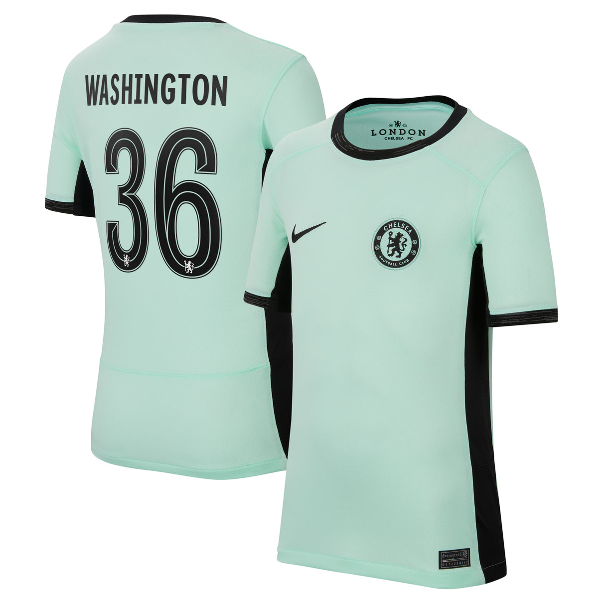 Chelsea Cup Nike Third Stadium Shirt 2023-24 - Kids - Deivid Washington 36