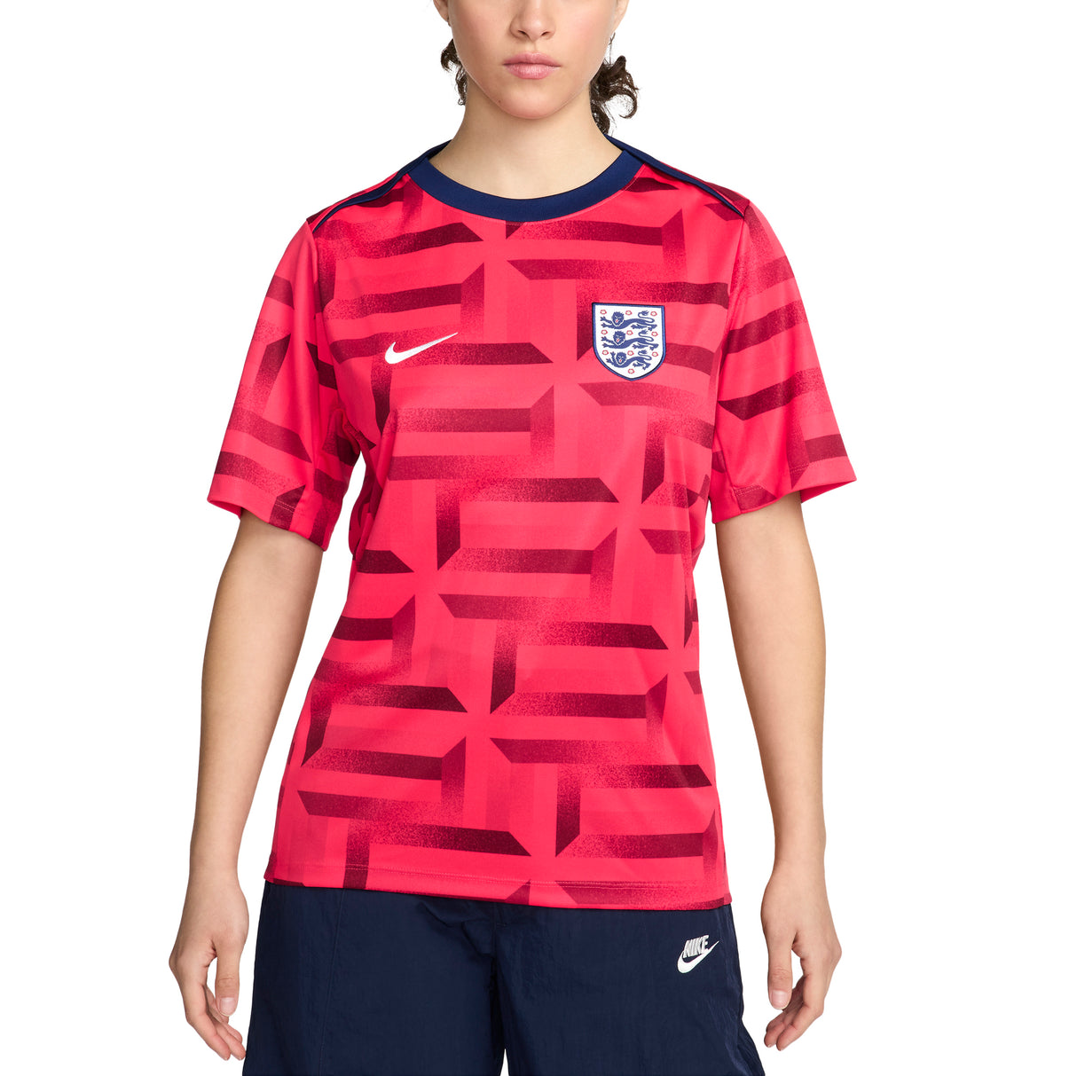 England Nike Pre Match Top - Red