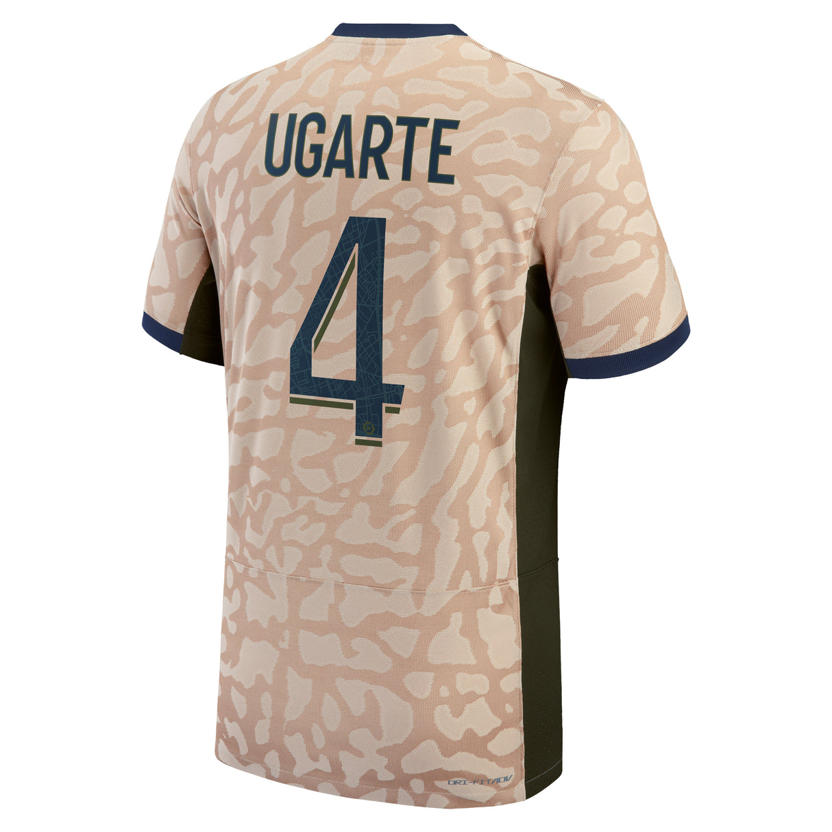 PSG Jordan Fourth Dri-FIT ADV Match Shirt 23/24 with Ugarte 4 printing