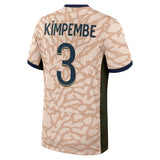 PSG Jordan Fourth Stadium Shirt 23/24 with Kimpembe 3 printing