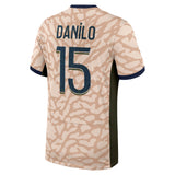 PSG Jordan Fourth Stadium Shirt 23/24 with Danilo 15 printing