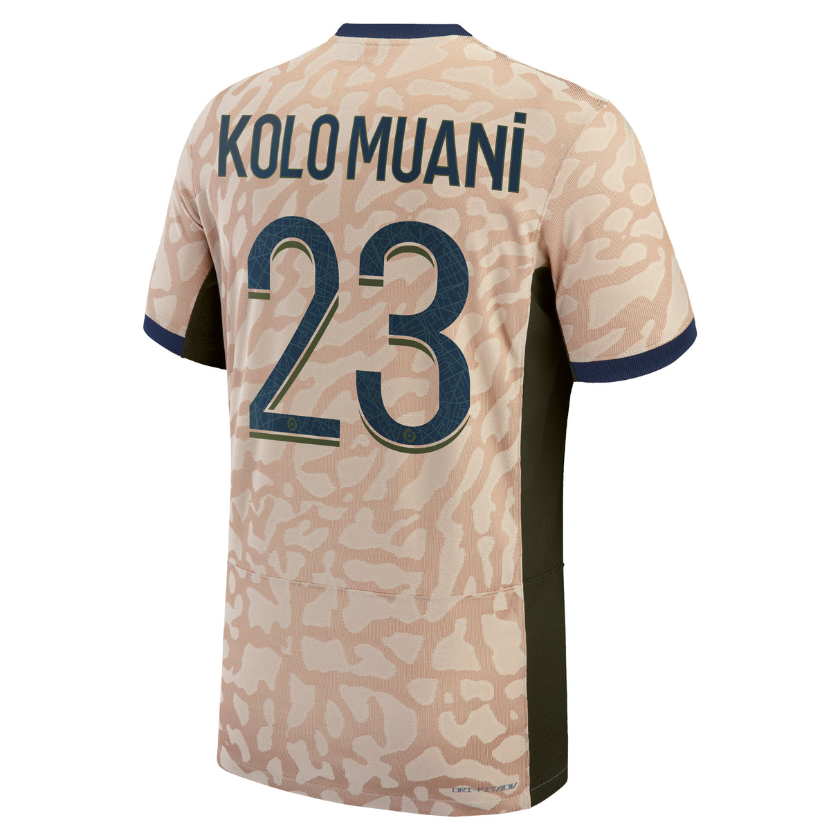 PSG Jordan Fourth Dri-FIT ADV Match Shirt 23/24 with Kolo Muani 23 printing