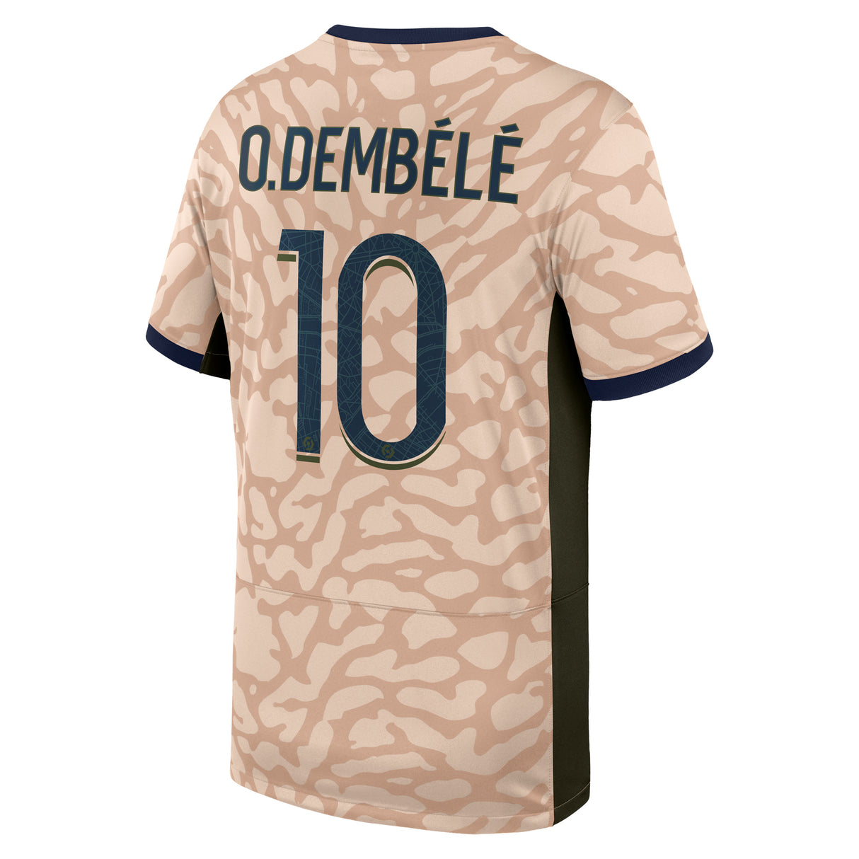 PSG Jordan Fourth Stadium Shirt 23/24 - Kids with O.Dembélé 10 printing