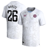 Aston Villa WSL Away Stadium Shirt 2023-24 - Kids with Maritz 26 printing