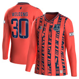 Everton WSL Away Shirt 2023-24 - Kids - Long Sleeve with Wilding 30 printing