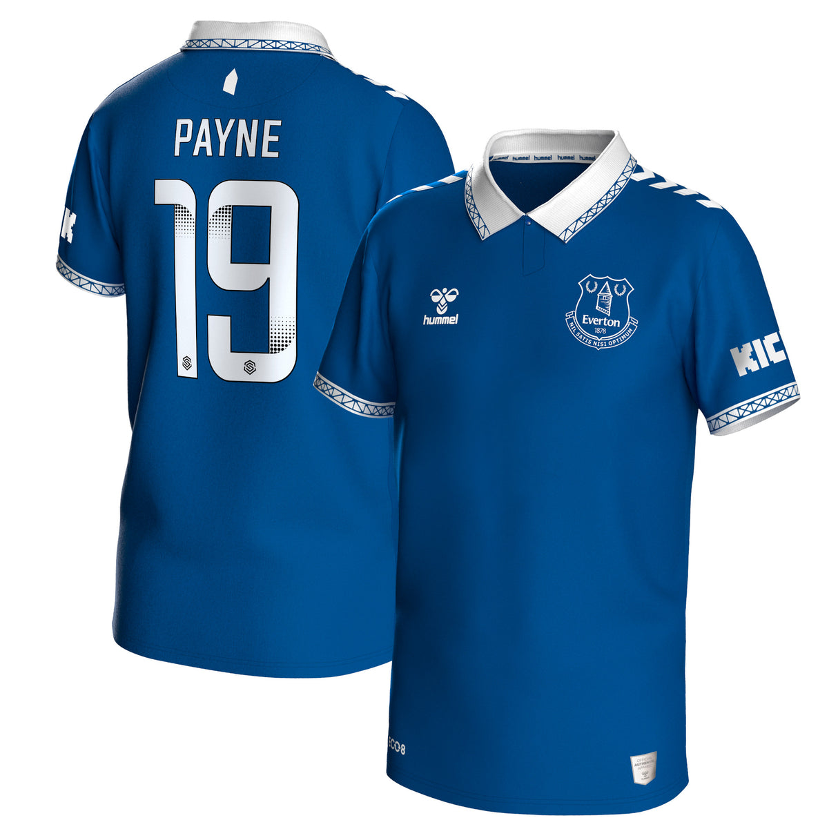 Everton WSL Home Shirt 2023-24 - Kids with Payne 19 printing