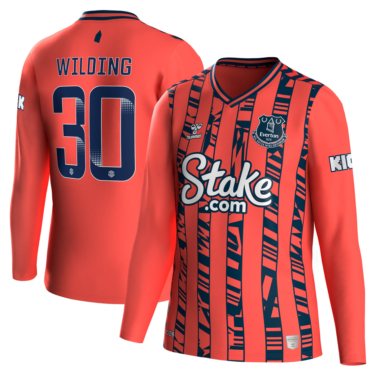 Everton WSL Away Shirt 2023-24 - Long Sleeve with Wilding 30 printing