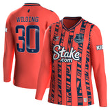 Everton WSL Away Shirt 2023-24 - Long Sleeve with Wilding 30 printing