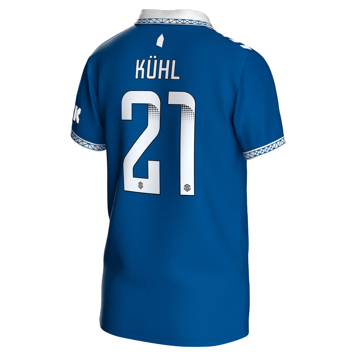 Everton WSL Home Shirt 2023-24 - Kids with Kühl 21 printing