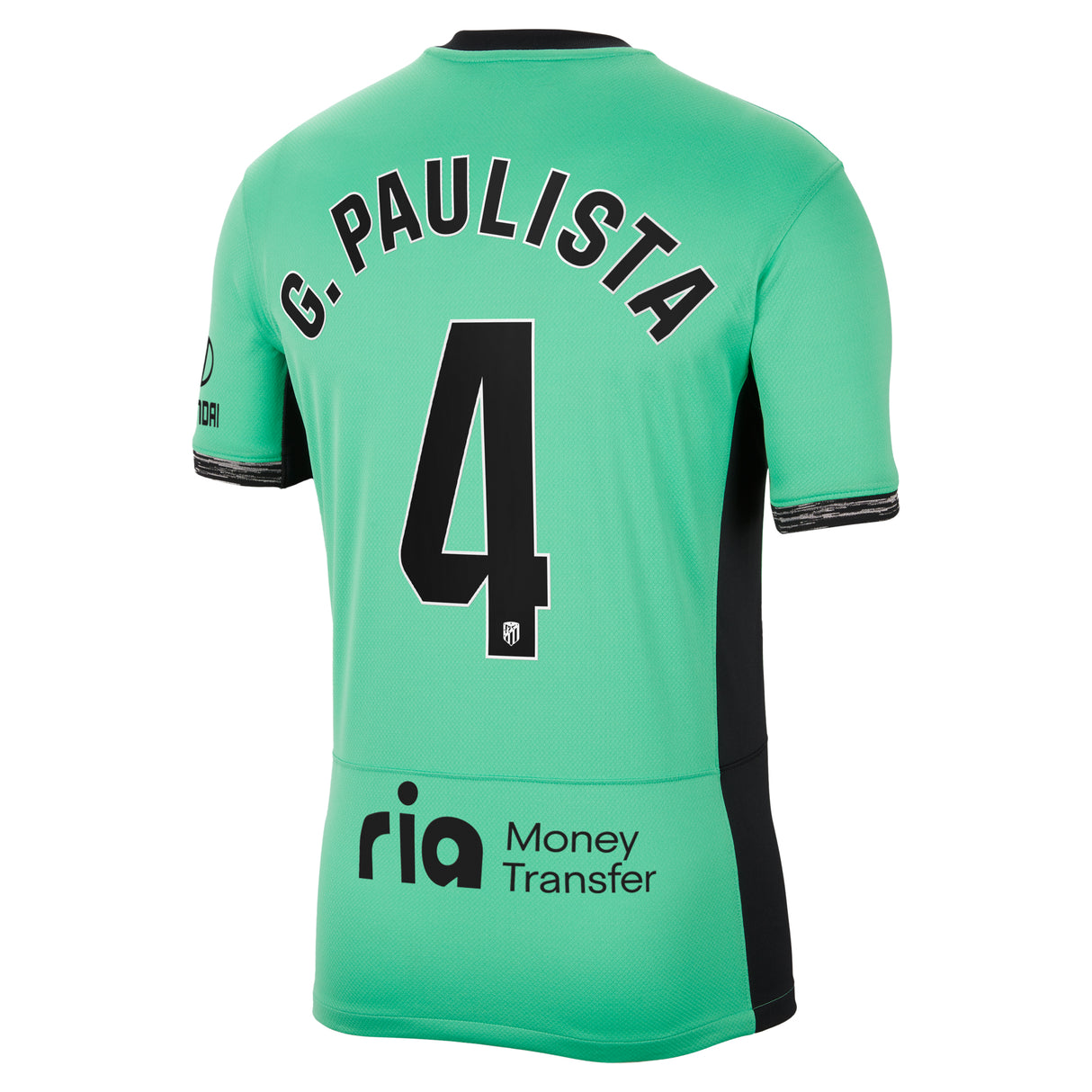 Atlético de Madrid Nike Third Stadium Shirt 2023-24 with G.Paulista 4 printing