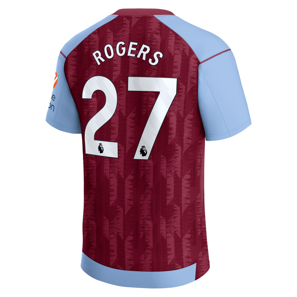 Aston Villa Home Stadium Shirt 2023-24 with Rogers 27 printing