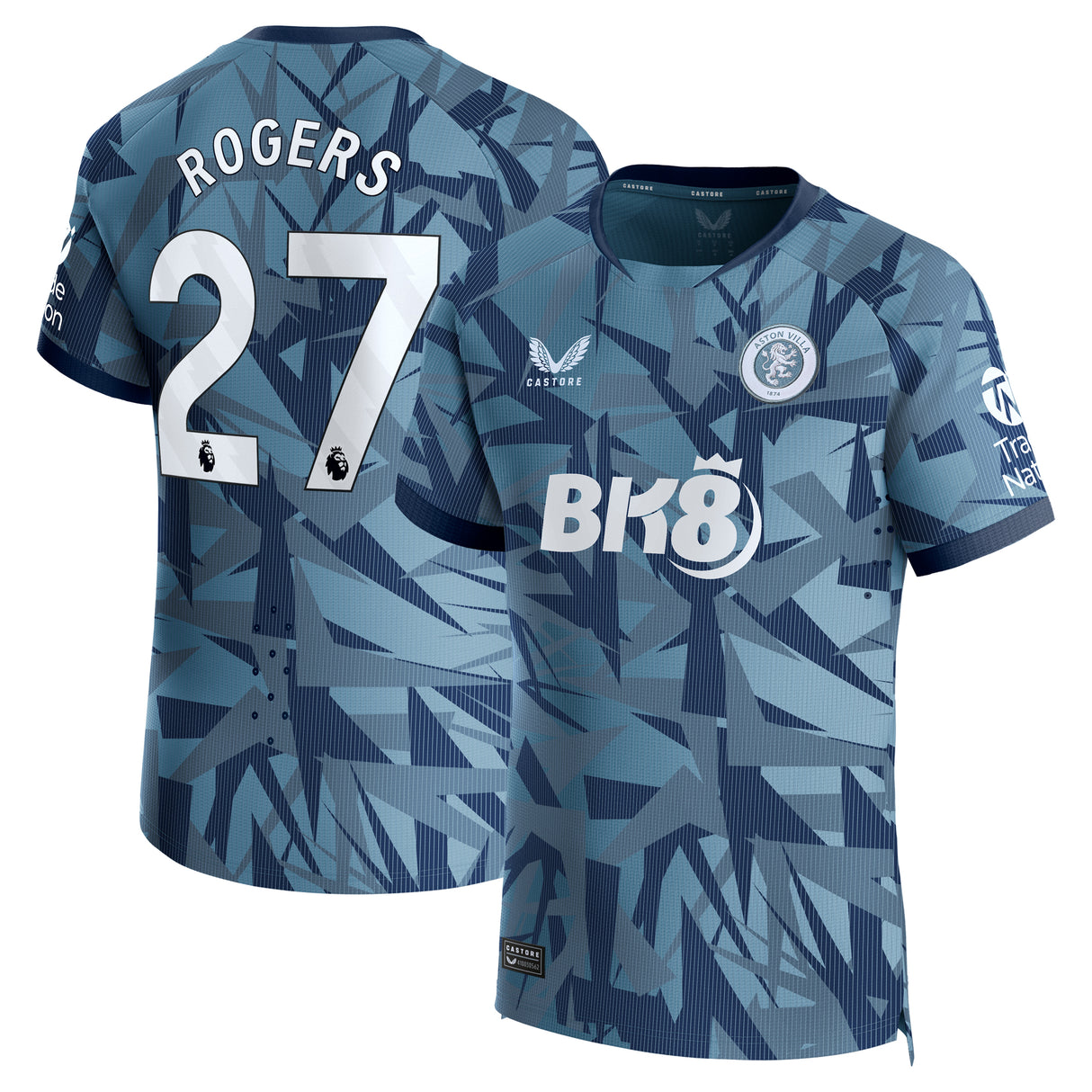 Aston Villa Third Pro Shirt 2023-25 with Rogers 27 printing