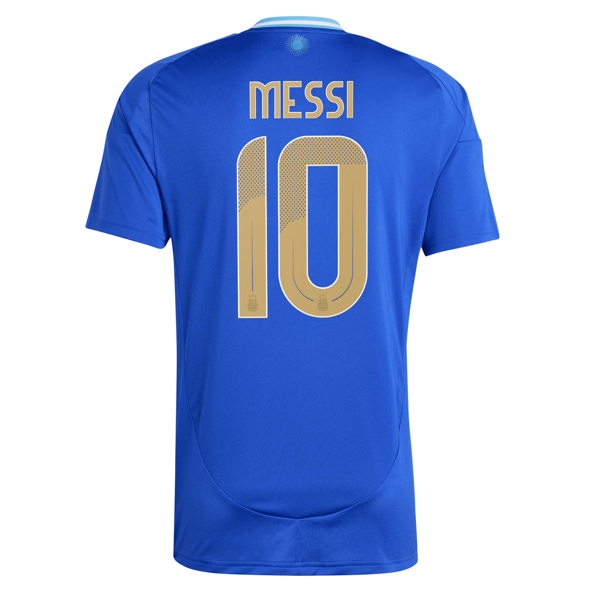 Argentina adidas Away Shirt 2024 with Messi 10 printing