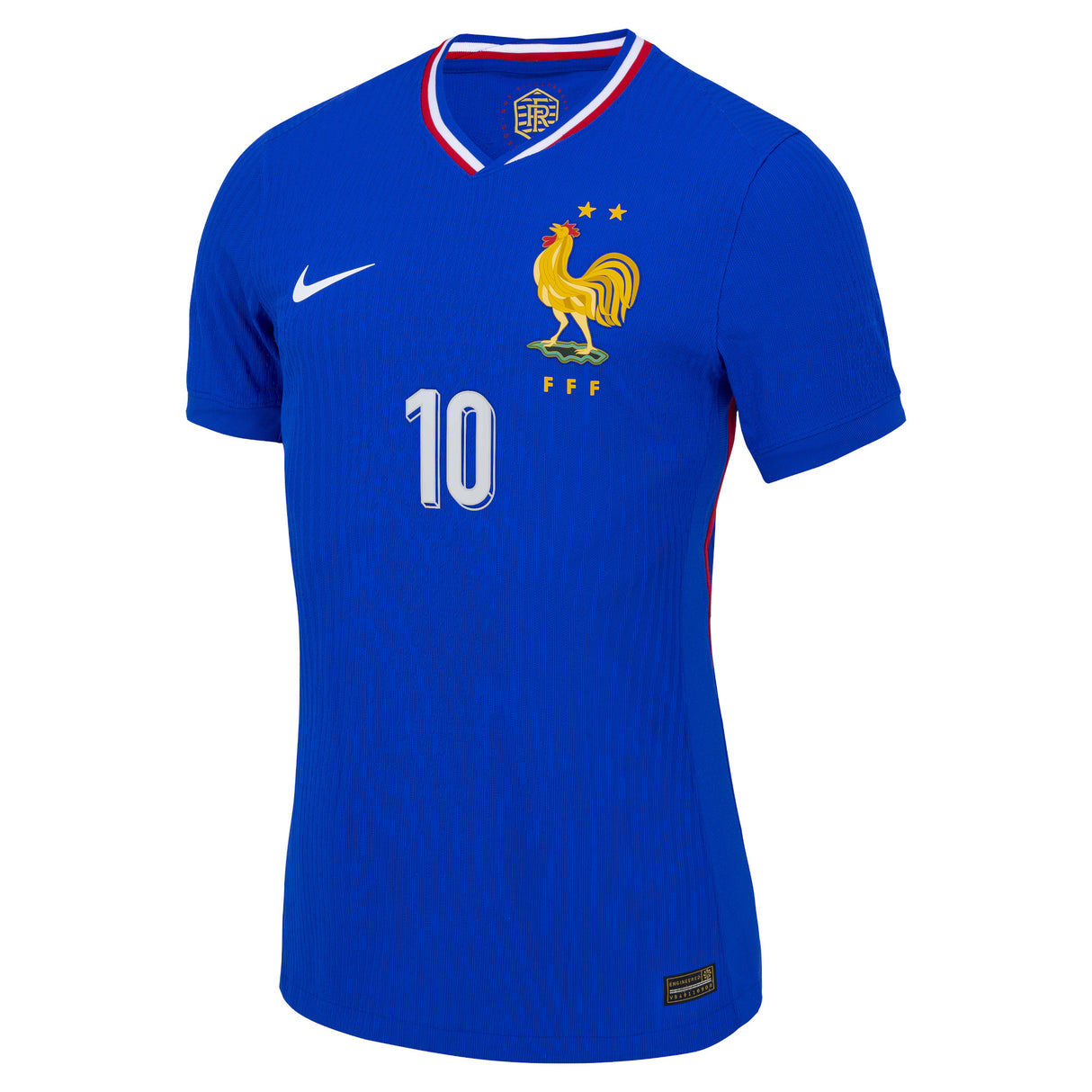 France Nike Dri-FIT ADV Home Match Shirt 2024 with Mbappe 10 printing